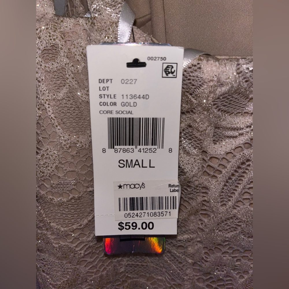 Brand New Cream BCX Dress - Picture 3 of 4